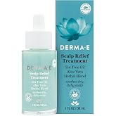 DERMA E Scalp Relief Treatment Scalp Serum, 1 Fl Oz, Dry Scalp Treatment | Itchy scalp treatment serum with tea tree oil, menthol &amp; aloe help cool and soothe dry, itchy scalp and support scalp health