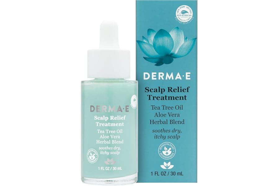 DERMA E Scalp Relief Treatment, Soothes Itch and Promotes Scalp Health