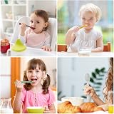 Vicloon 7 Pack Silicone Baby Spoons Self-Feeding Weaning Training Spoons view 7