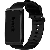 Lamshaw Compatible for Amazfit Helio Bands, Quick Release Silicone Replacement Soft Band Wristbands Straps with Stainless Steel Buckle Compatible for Amazfit Helio Fitness Tracker Wristband
