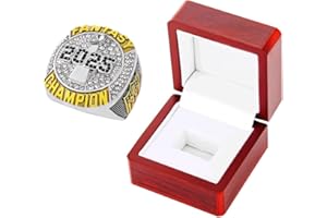 guancrown 2025 Fantasy Football Championship Ring Award Prize Trophy Sports Winner FFL Champion Ring