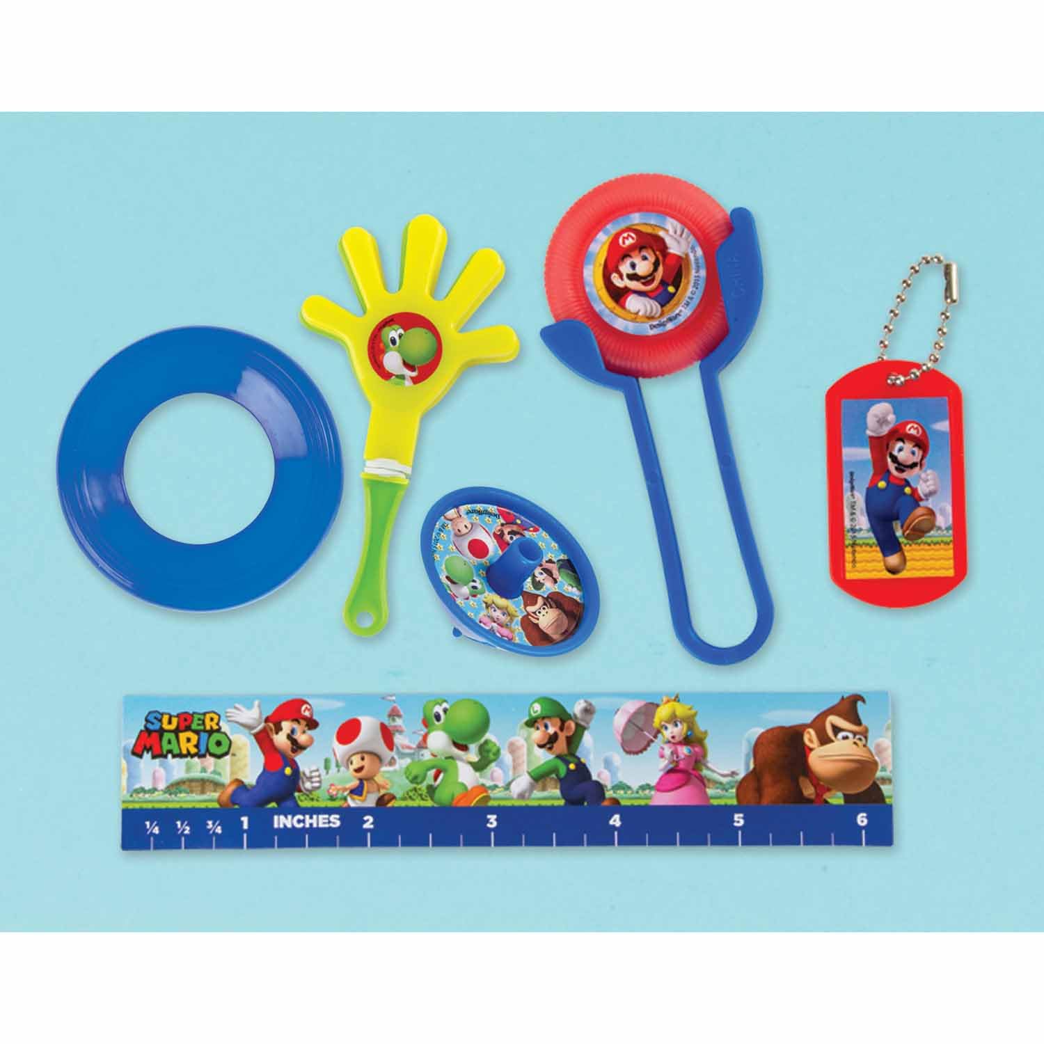 Super Mario Brothers Mega Mix Value Pack - 48 Colorful & Durable 11.25" x 8.25" Plates for Themed Parties & Birthdays
