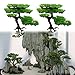 MMdex Artificial Green Tree Plastic Plant Decor for Aquarium Fish Tank, Bonsai for Hotel Rockery Ornament