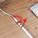 [3-Pack] FRTMA for Apple Pencil Cap / Apple Pencil Horn Cap Holder / Lightning Cable Adapter Tether for iPad Pro Pencil, Red