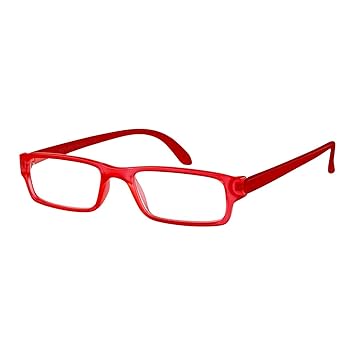 I Need You Lesebrille Action/rot-matt / +1 Dioptrien