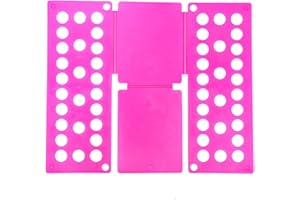 WQQWQQ Kids clothes foldingboard Shirt Folding Board T-Shirt Folding Board T-Shirt File Clothes File Convenient Quick Foldable Tool for Home Storage for Kids Laundry Organizer (magenta)