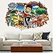 3D Paw Patrol Peel and Stick Wall Decals for Kids Bedroom