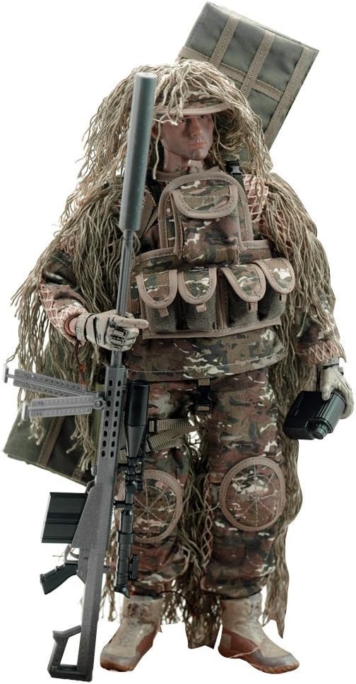 Baellar Highly Dettail 12'' Special Forces Action Figure-Digital Desert Camouflage