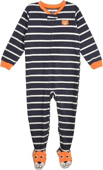 Amazon.com: Carter's Boys L/S Footed Blanket Sleeper ...