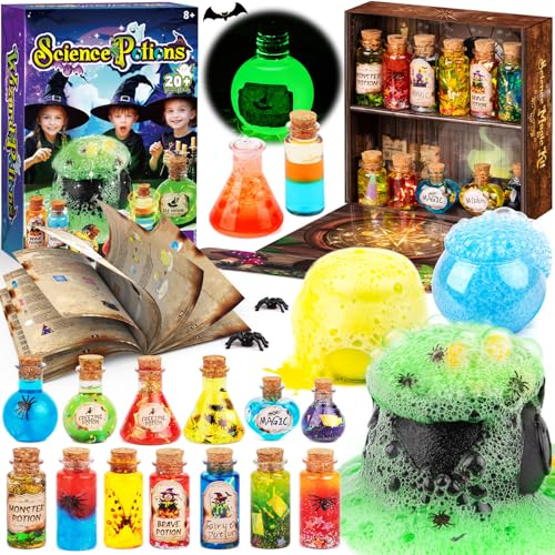 Wizard Potions Kits for Kids, Mix 20+ Fairy Magic Potions with Magic Potion, Craft Toy Creative Gift
