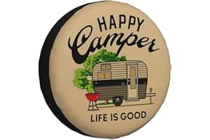 TGKBRMEA Spare Tire Cover Weatherproof Universal Wheel Protectors for RV Camper Travel Trailer SUV Truck 16 Inch