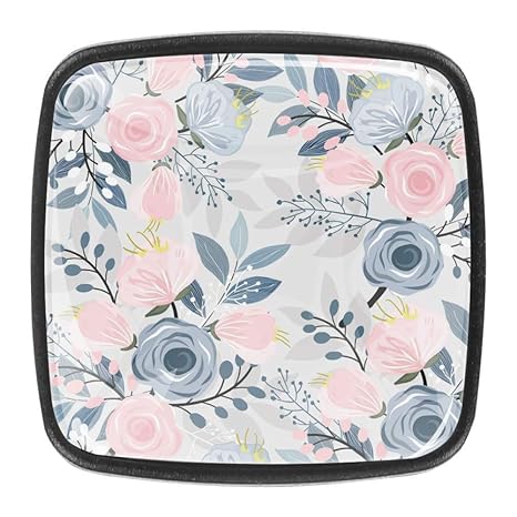 Schrankknöpfe und zieht Rosa graue Rose Schrankknöpfe Bunte