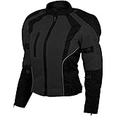 Vance Advance Womens All Weather Season CE Armor Mesh Motorcycle Biker Riding Jacket