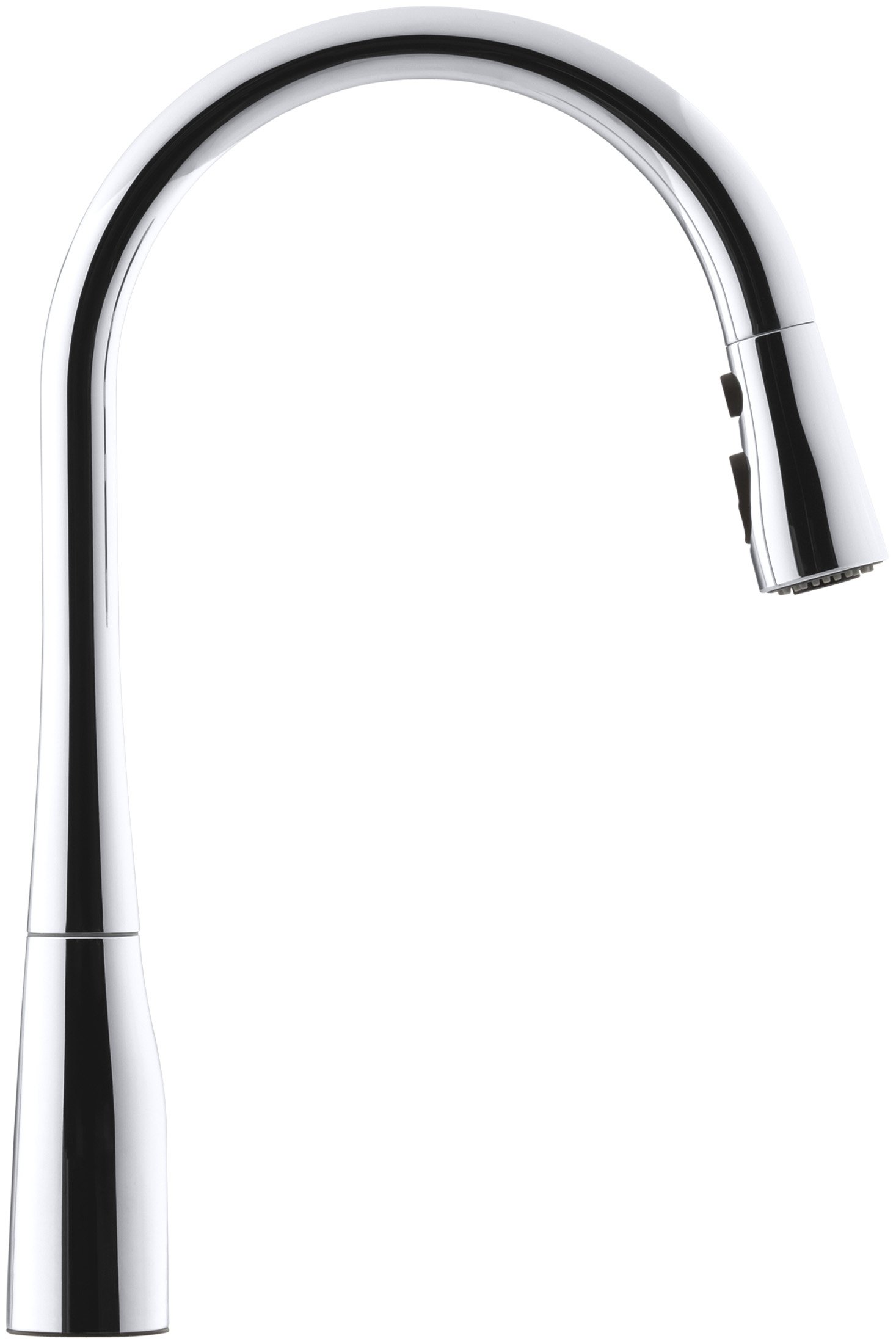 KOHLER K596VS Simplice Singlehole Pulldown Kitchen Faucet, Vibrant