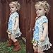 Zhuannian Little Girl's Crochet Vest with Fringe