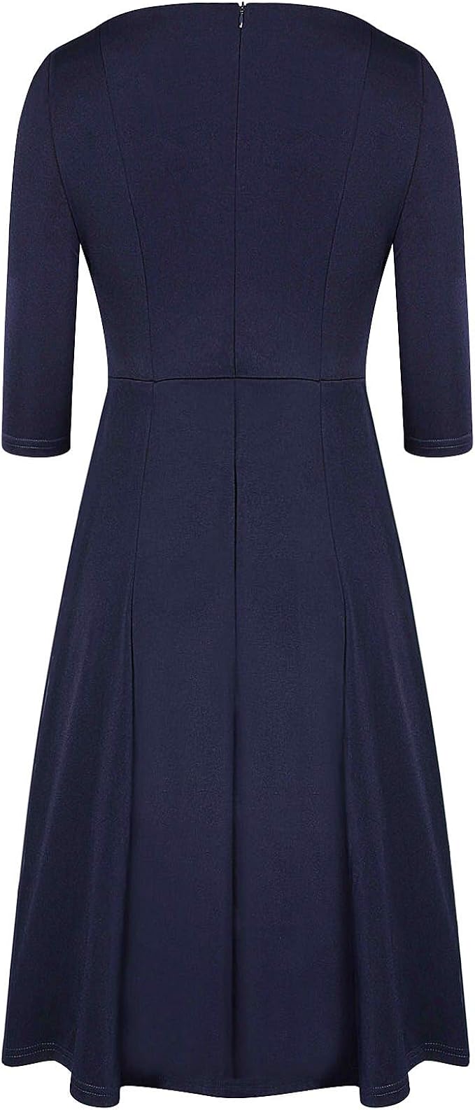 navy blue swing dress