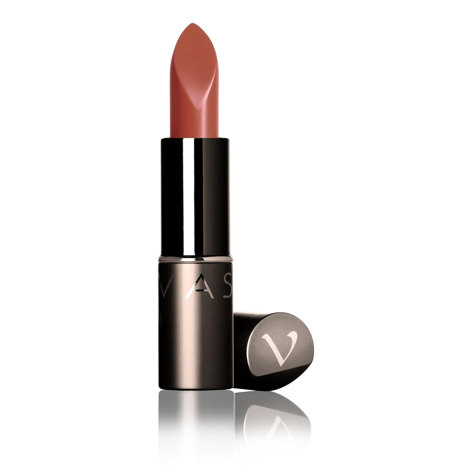 Time After Time Gel Matte Lipstick by VASANTI - Get Smooth Lips Now - Comfortable, Velvety Soft Matte - Long Lasting Paraben Free, Cruelty Free Lipstick (Make Time - Warm Taupe Brown)