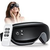 RENPHO Eyeris 1 Eye Massager with Heat, Sleep Mask with Remote Control | Vibration & Compression for Eye Strain and Head Tens