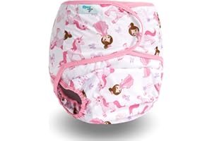 Rearz Waterproof Princess Pink Adult Diaper Cover/Wrap (Hook & Loop)