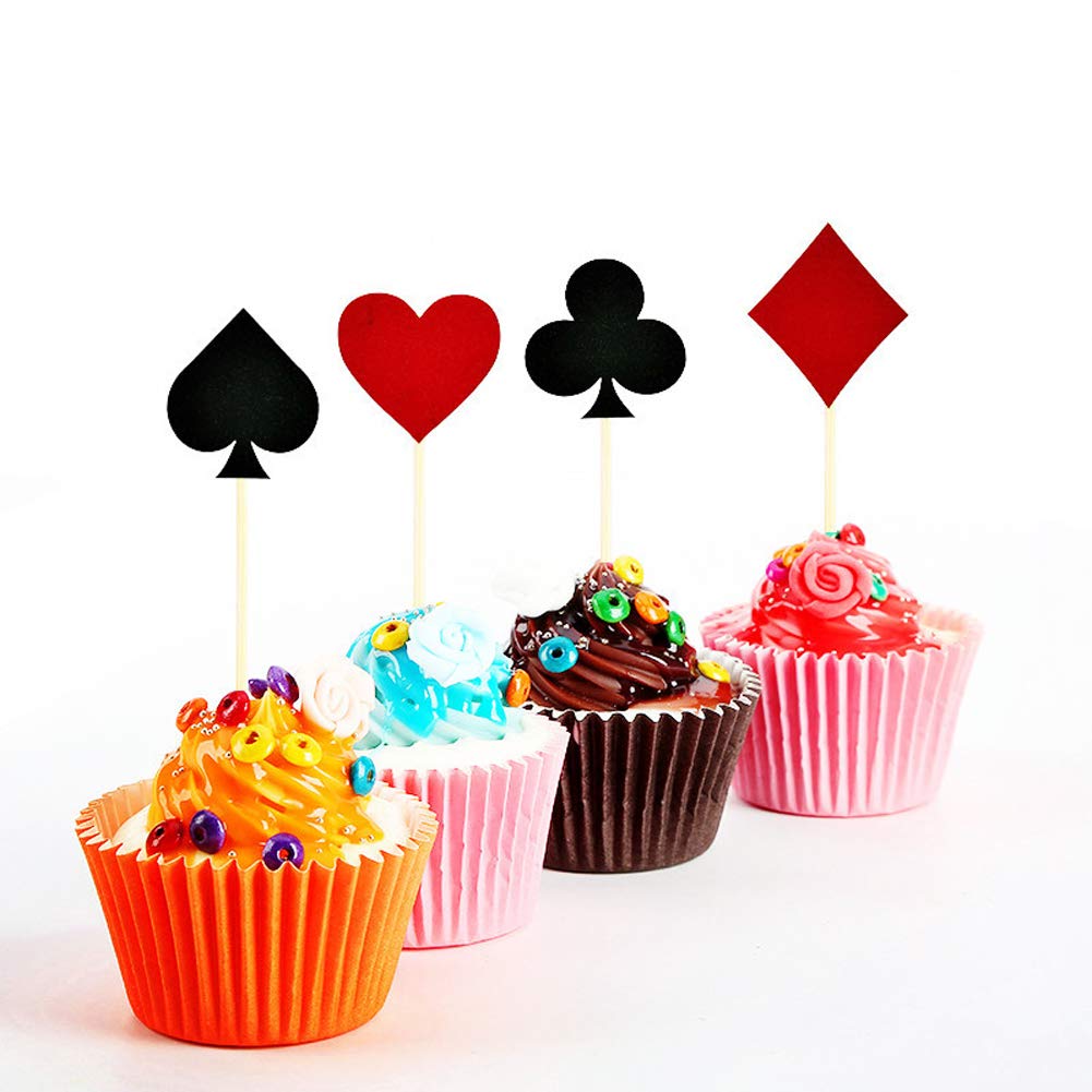 Topper De Gateau Danniversaire Choix De Petit Gateau Joyeux Anniversaire Style Delements De Poker Pour Enfants Bebe Douche Fete Danniversaire Aiuin Ensemble De 24pcs Cupcake Toppers Decoration Patisserie Ustensiles A Patisserie Napravi Rs