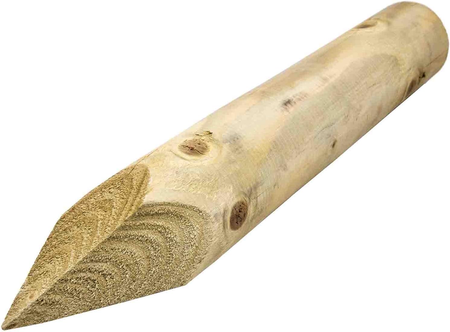 Palisade 8x50 mm/Flower Bed Edging Wood Post Pole Lawn Edging