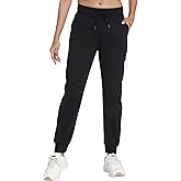 XINGPAOZHE Women's Quick-Dry Lightweight Joggers - Elastic Waist Hiking Pants with Pockets for Outdoor, Athletic & Travel