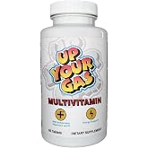 Up Your Gas MULTIVITAMIN - 60 Tablets. Comprehensive Whole Foods Based Nutritional Support for Well-Being, Energy, Immunity, and More.