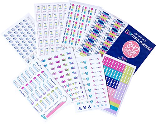 Planner Stickers Reminder Binder Checklists, To Dos, Priority lists, Shop, Water for Functional Planning â€¦