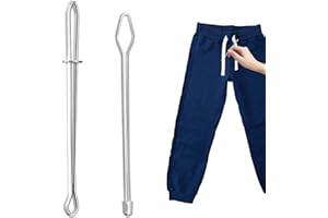 2pcs Rope Threaders, DIY Draw String Clip Replacement Easy Insert Bodkin Sewing Tool Drawstring Puller Tool Supplies Accessor