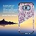 LUXCA Galaxy S8 Plus Case, Hybrid Dual Layer [Heavy Duty] TUFF Rugged Shockproof Protective Cover Case for Samsung Galaxy S8 Plus (Purple European Paisley)