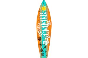 SMART BLONDE Endless Summer Metal Novelty Surfboard Sign SB-031