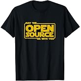 May Open Source Programming Funny DevOps Software Linux Java T-Shirt
