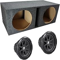 kicker dual 12 comp subwoofer enclosure