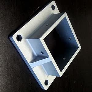 Amazon.com: Aluminum Heavy Duty Floor Post Flange fits 3" Sq Post for ...