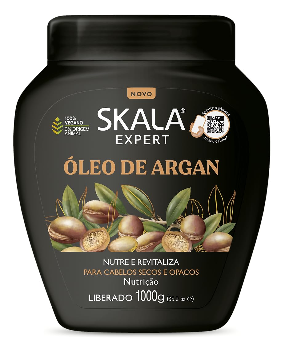 Deeply Nourishing - Conditioning Cream with Argan Oil - Skala - 1000ml - Enriched with Natural Argan Oil