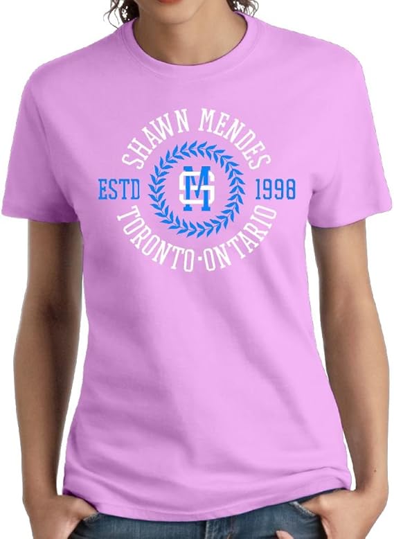 Carol W Coleman Women S Shawn Mendes Logo Vintage Short T Shirts Girl Vintage Tee Pink S Amazon Ca Clothing Accessories