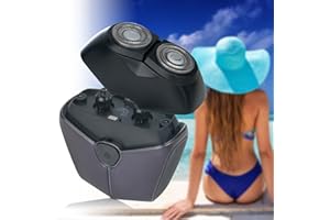 BANGZI Electric Razors for Women,Rechargeable Bikini & Face Shaver with, Travel Lock,Type-C Fast Charge,Waterproof Wet/Dry Remover for Removing Face/Arms/Legs (Black)