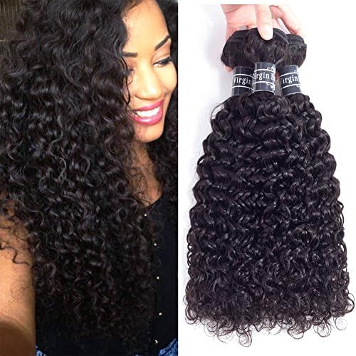 Amella Hair Brazilian Curly Hair Weave 3 Bundles 100 Unprocessed Brazilian Virgin Kinkys Curly Human Hair Extensions Natural Color 10 12 14 Buy Online At Best Price In Uae Amazon Ae