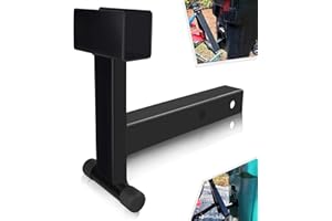 VONLX Trash Can Hauler Grabber with 2 inch Hitch Reciever, Garbage Hauling Towing Hitch Attachment on Lawnmower Three Point Hitch Fit for Lawn Mower Garden Tractors