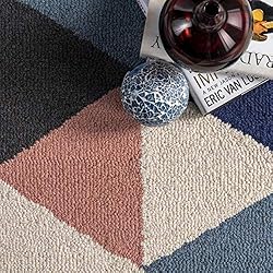 nuLOOM Bianca Triangles Wool Area Rug, 2 ft x 6