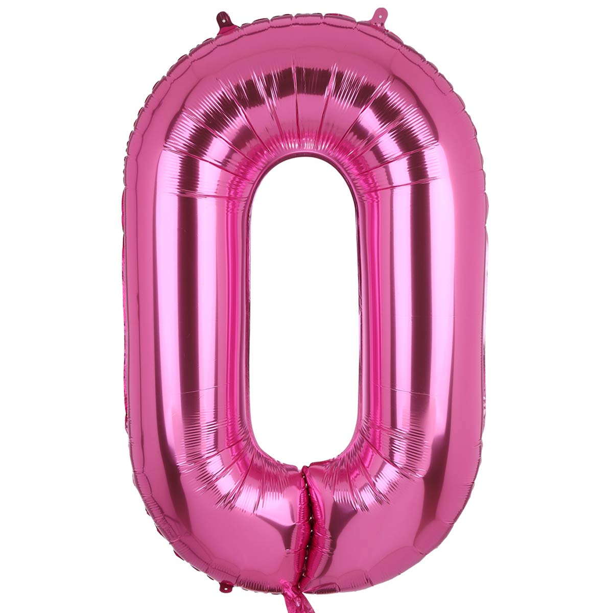 XXL Large Pink Number 0 Foil Balloon Foil Mylar Giant Girl Helium Balloon Birthday Party Decoration Supplies Baby 100 cm