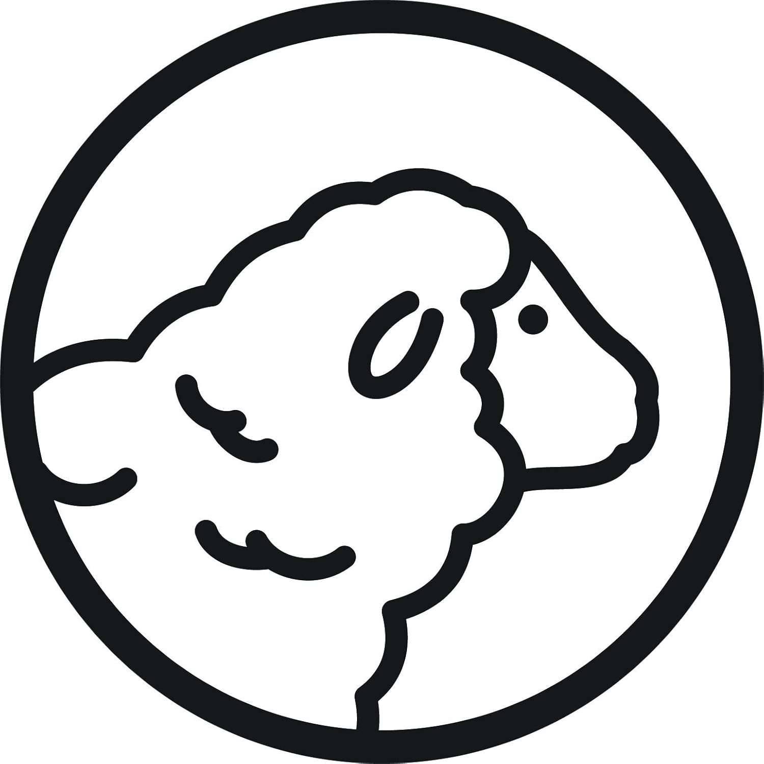Amazon Com Simple Animal Meat Logo Line Drawing Food Culinary Cooking Cartoon Vinyl Sticker 2 Wide Sheep Automotive