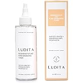 LUDITA Regenerative and Pore-Minimizing Facial Toner with AHA 10%, BHA 2%, Sodium Ascorbyl Phosphate, Brightening Exfoliating Formula, 6.76 fl oz/200ml