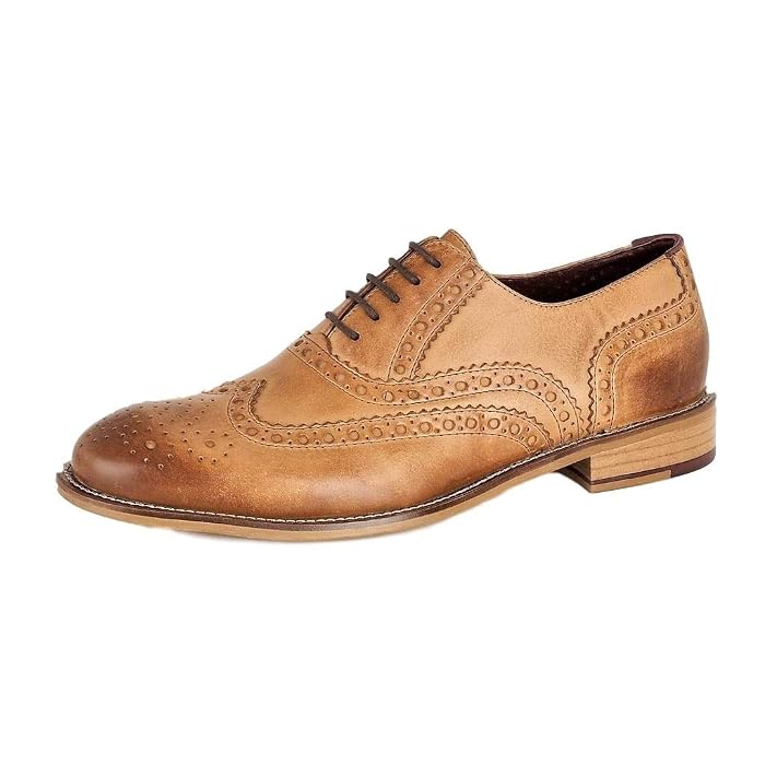 Buy London Brogues Mens Leather Lace Up 