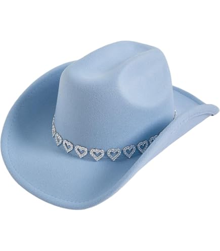Verdusa Cowgirl Hat Rhinestone Wide Brim Western Party Verdusa Women main image 2