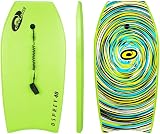 Osprey 40 inch Bodyboard with Leash Green Lightweight Deck Core view 2