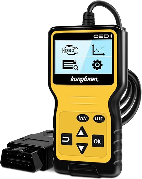 Amazon.com: Kungfuren escáner OBD2, lector de código ...