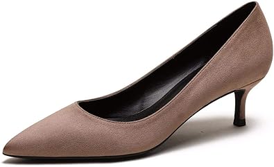 slip on kitten heels