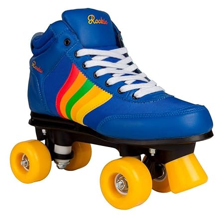 Rookie Rollschuhe Forever V2 Disco Roller blau Rainbow