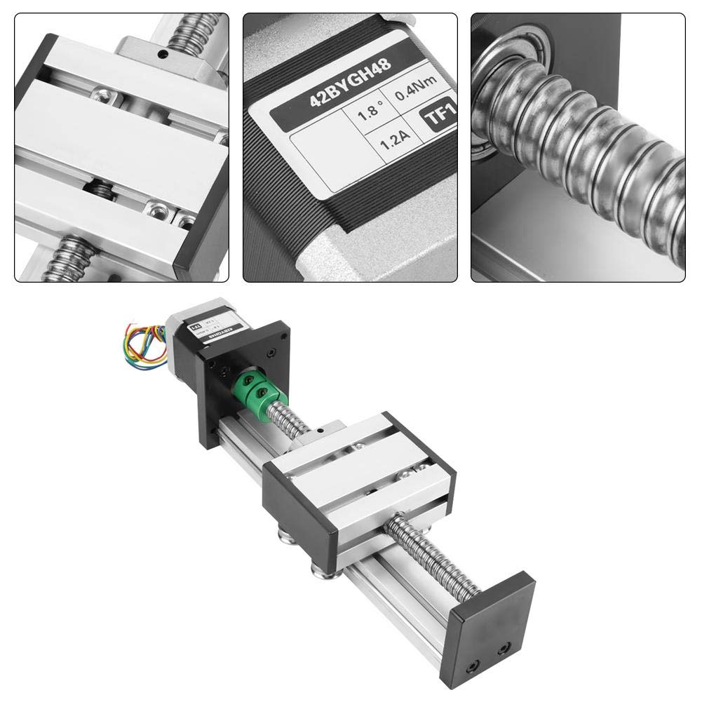 Ball Screw Linear Slide, 1204 Ball Screw Slide with a Stepper Motor